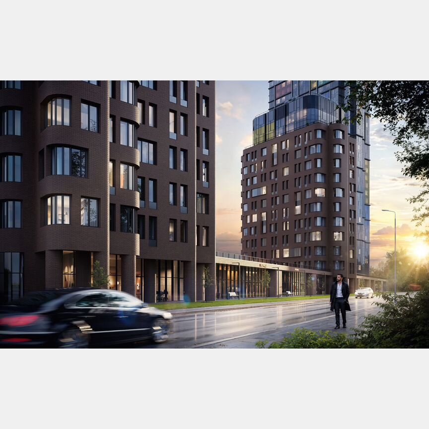 1-к. квартира, 40,6 м², 17/43 эт.