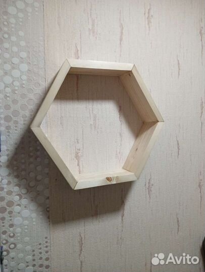 Полка настенная деревянная
