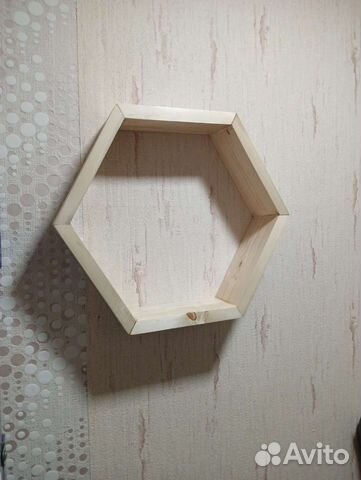 Полка настенная деревянная