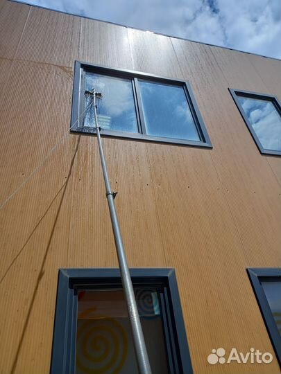 Мойка фасадов, вывесок, витрин, АЗС