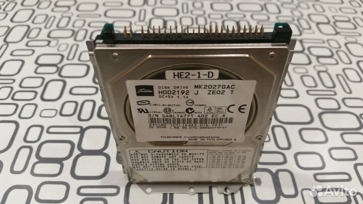 Жесткий диск HDD