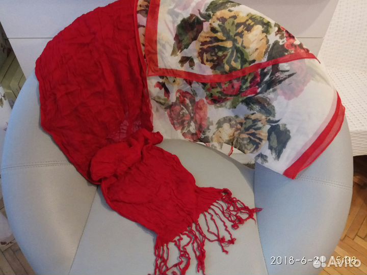 Шарфики шали и платочки в ассортименте