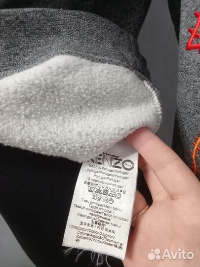 Kenzo свитшот S оригинал с начёсом