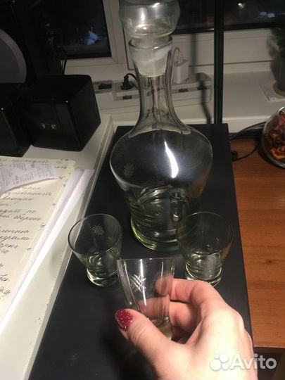 Графин и 3 стопки