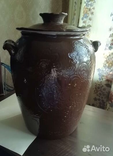 Вазон, горшок керамический напольный