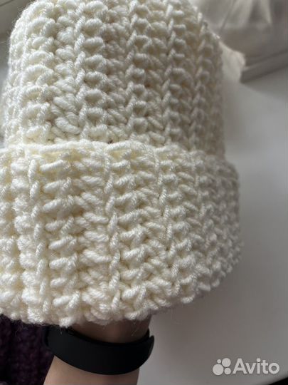 Шапка вязаная зимняя