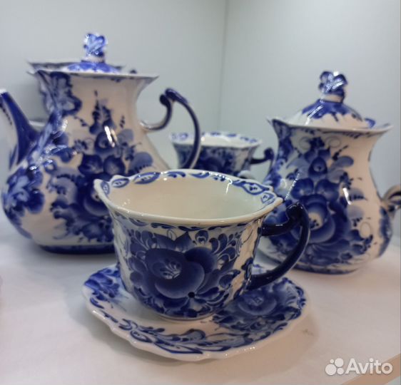 Сервиз чайный Гжель