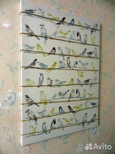 Картина IKEA пьеттерид Птицы