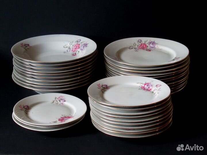 Cтоловый cервиз Польша 52 предмета 1970г