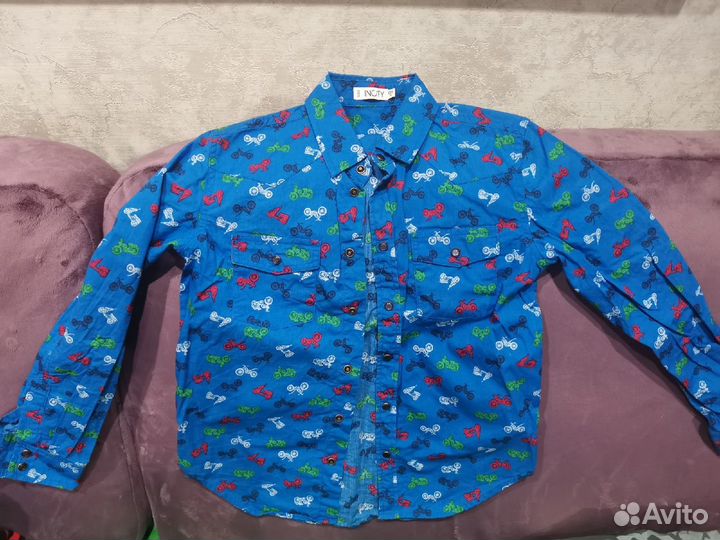 Рубашка для мальчика, рост 134