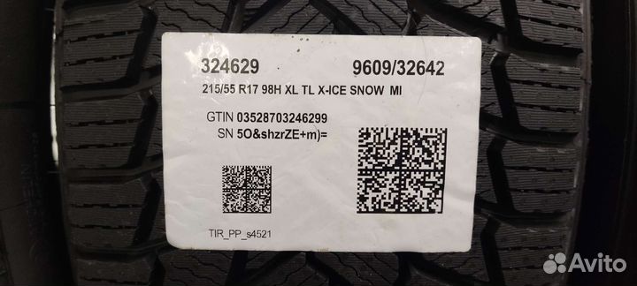 Michelin X-Ice Snow 215/55 R17 98H