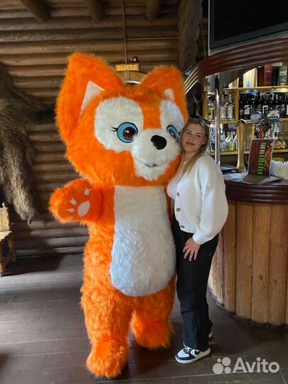 Ростовой костюм лисенок двухметровый