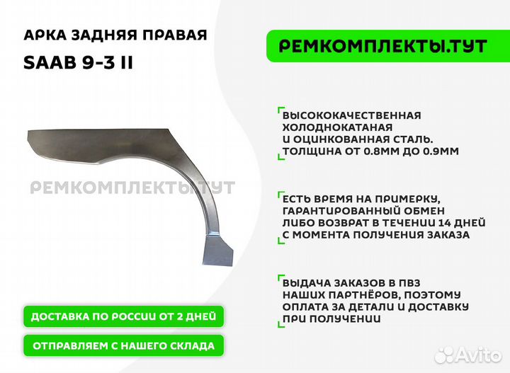 Ремонтная арка Infiniti FX S50 правая