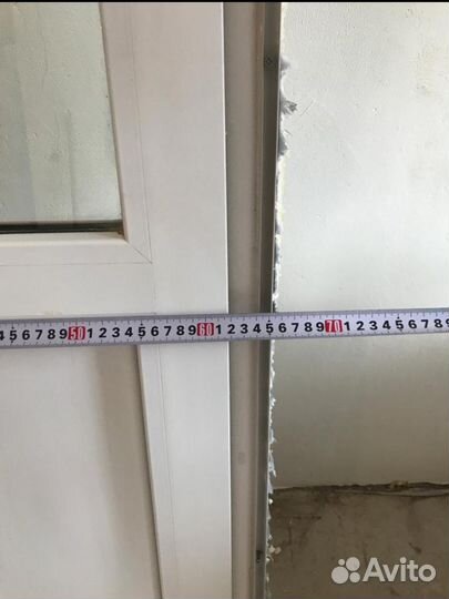 Дверь пластиковая балконная бу