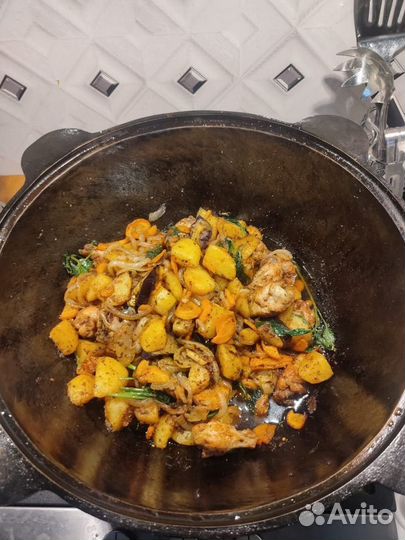 Казан чугунный