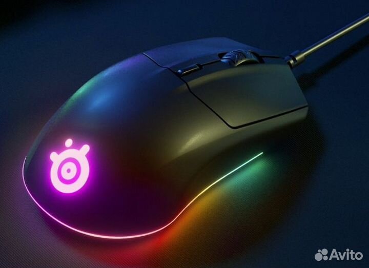 Мышь проводная SteelSeries Rival 3 62513 черный