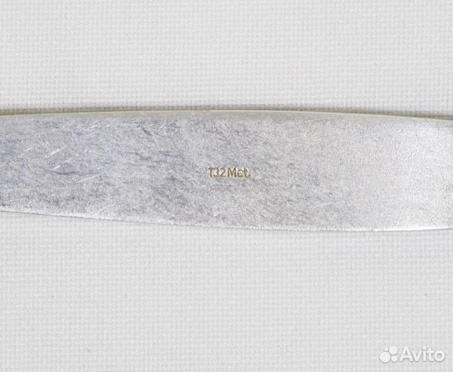 Набор Ложки кофейные 6 шт, мельхиор, длина 10,5 см