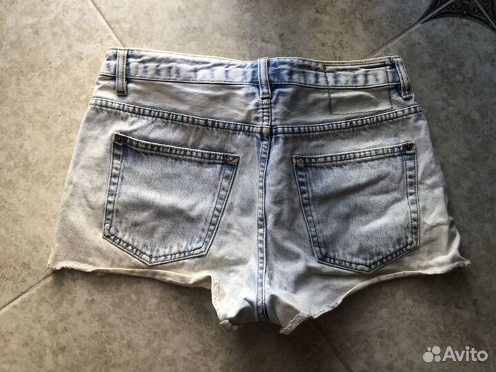 Джинсовые шорты pull bear