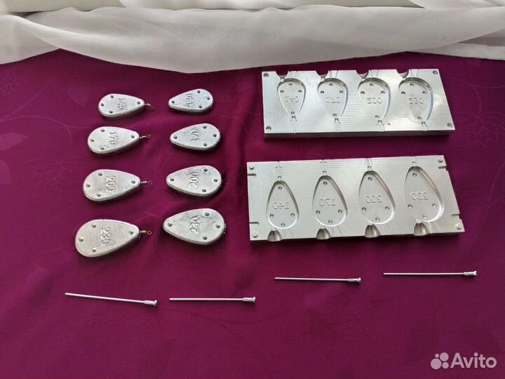 Формы для литья грузил