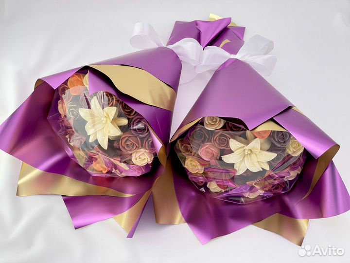 Шоколадные цветы