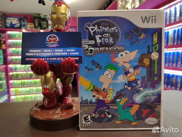 Диск Phineds and Ferb 2nd Dimension WII