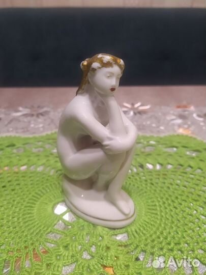 Статуэтка Купальщица. лфз. 1950-60г