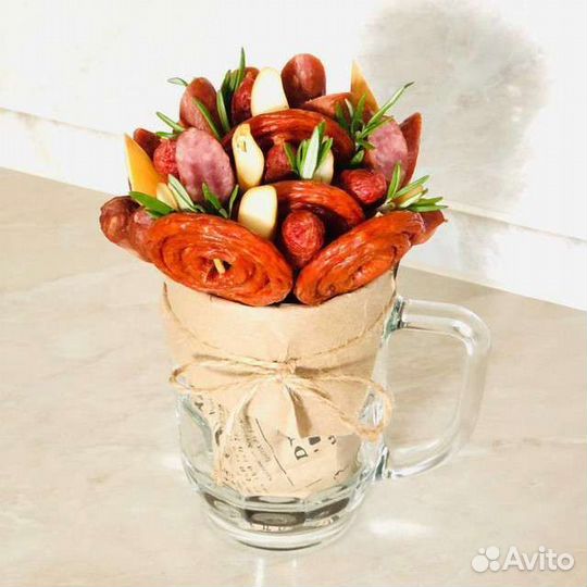 Съедобные букеты для мужчин