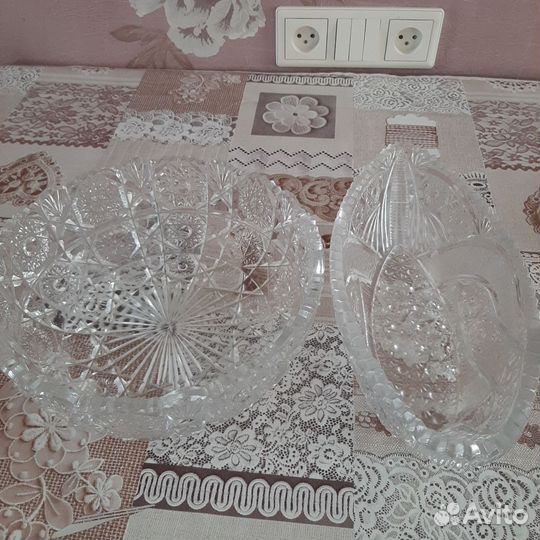 Ваза хрустальная СССР