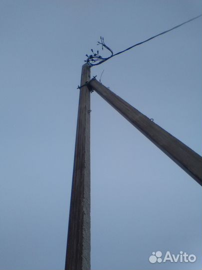 Установка опор (столбов).монтаж вл.кл.сипа.тп.ктп