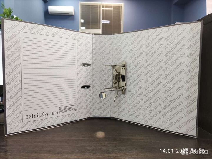 Папка регистратор ErichKrause 70мм арочный механиз