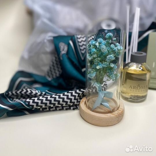 Подарочный набор с платком, аромадиффузором
