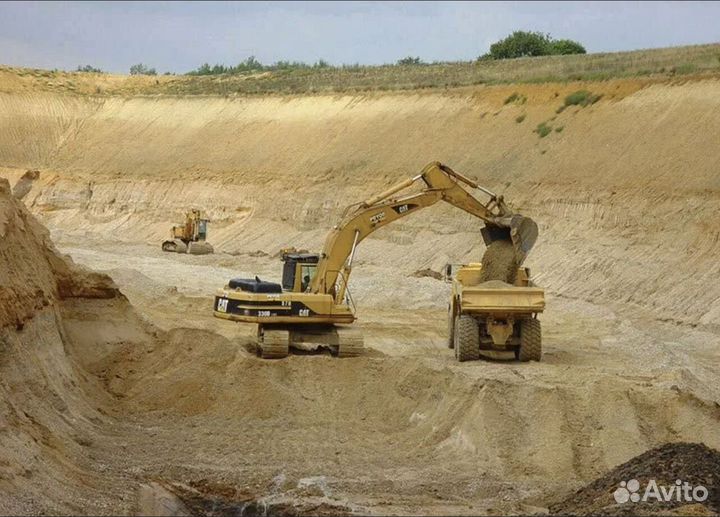 Песок карьерный