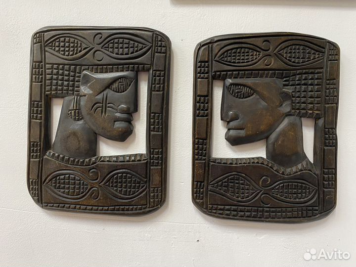 Маски настенные дерево