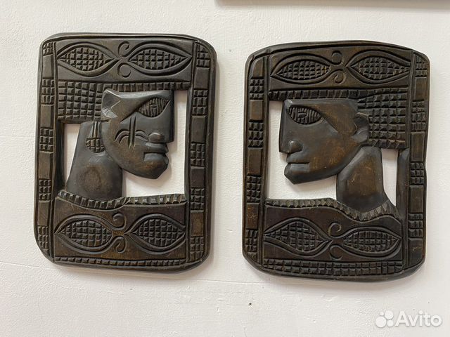 Маски настенные дерево