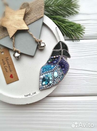 Брошь из бисера броши из бисера ручной работы