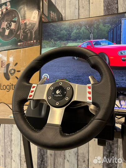 Игровой руль Logitech G27 с кпп идеал