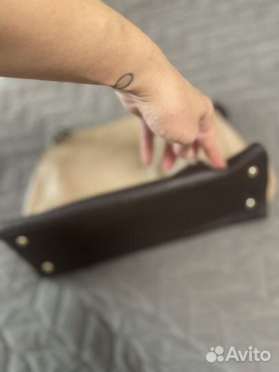 Сумка натуральная кожа коричневая