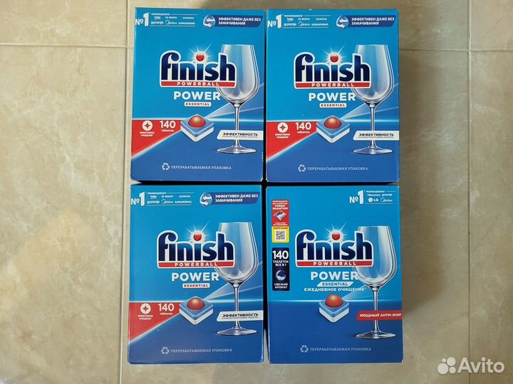 Таблетки Finish Power Essential 140 шт