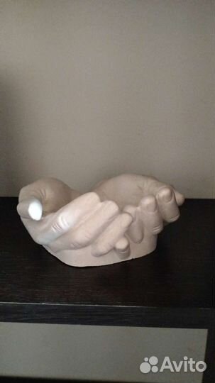 Руки из гипса