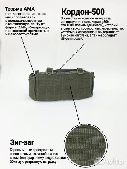 Тактический/ боевой пояс