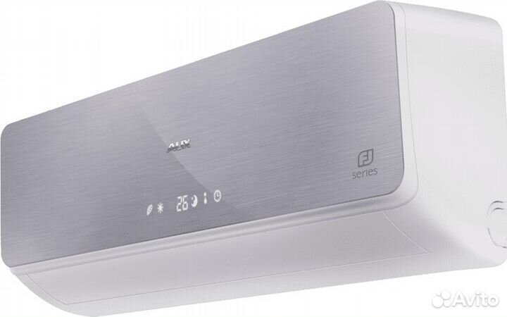 Настенный кондиционер AUX ASW-H12B4/FJ-SR1 + AS-H12B4/FJ-R1, серебристый