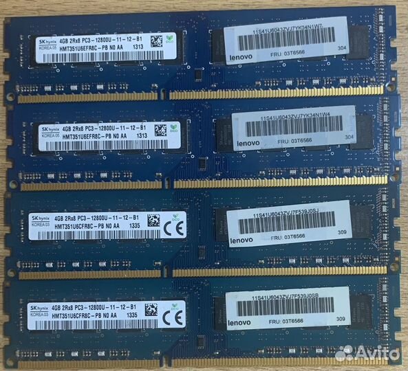 Оперативная память ddr3 4GB, 8GB для компьютера