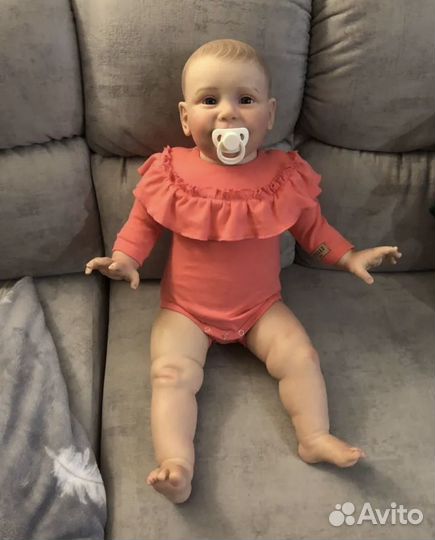Кукла реборн Зои 67 см 3,5-4 кг большая новая