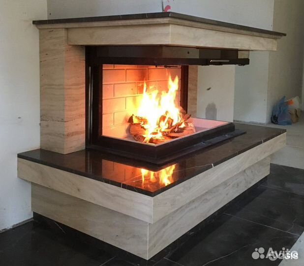 Монтаж каминов