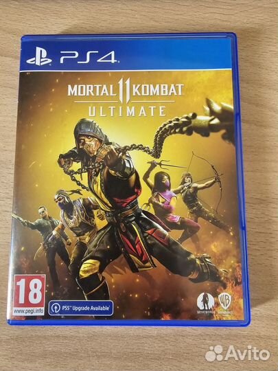 Диски для PS4 -Mortal Combat Ultimate