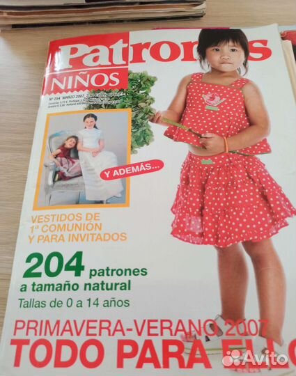 Журнал мод Патронес детский 2005-2007 год