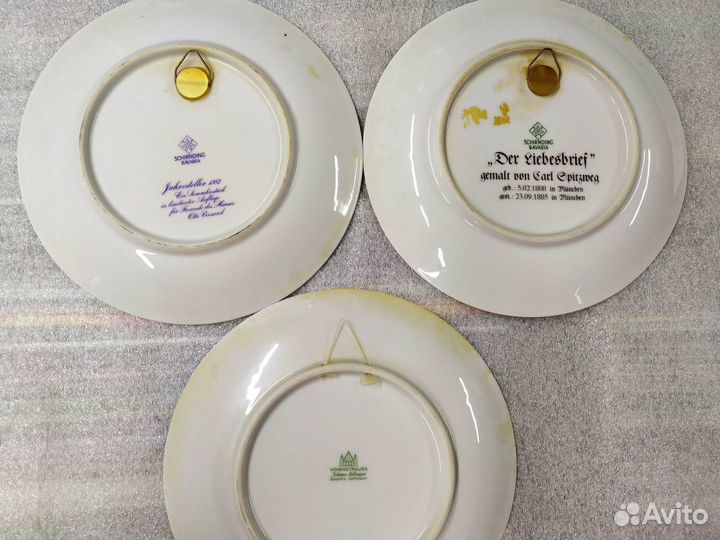 Тарелки настенные Германия фарфор