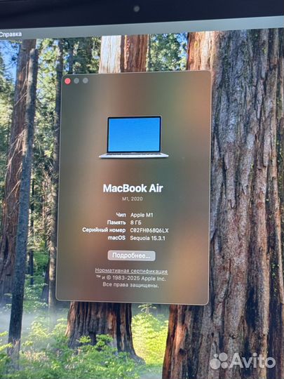 MacBook Air 13 8/1Tb