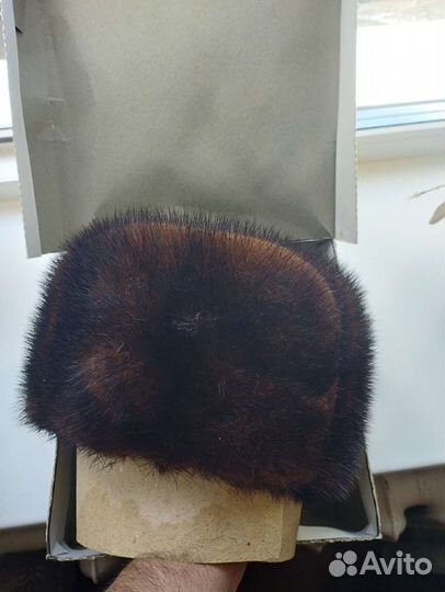 Мужская шапка,норка 59 р