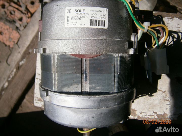 Электродвигатель для стиральной машины